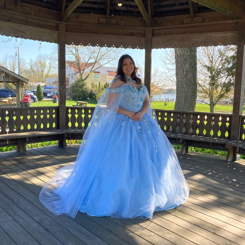 Baby Blue Ball Gown